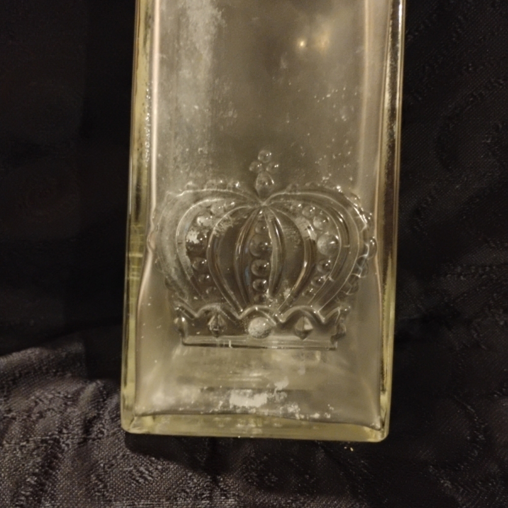 Vintage Bundle Of 4 Glass/Crystal/ Glass Empty Decanters With Matching Stoppers! - Picture 7 of 16